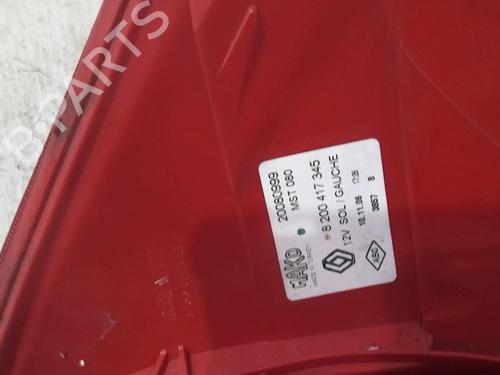 Used Left taillight RENAULT MEGANE II Saloon (LM0/1_) 1.6 16V (LM1R, LM0C) (112 hp) 20362015