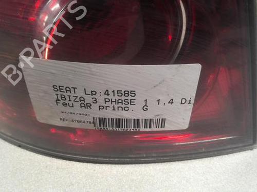 Used Left taillight Left taillight SEAT IBIZA III (6L1) 1.4 TDI (75 hp) 20370274 20370274