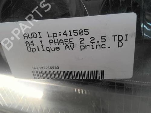 Used Right headlight Right headlight AUDI A4 B5 (8D2) 2.5 TDI quattro (150 hp) 20364397 20364397