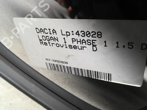 Used Right mirror DACIA LOGAN (LS_) 1.5 dCi (LS0K) (68 hp) 21592344