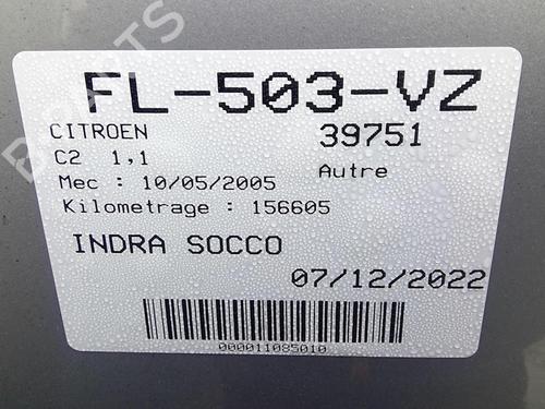 Tailgate CITROËN C2 (JM_) 1.1 | BP21816974C6 