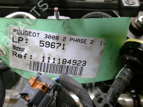 Motor PEUGEOT 3008 II SUV (MC_, MR_, MJ_, M4_) 1.2 THP/ PureTech 130 (MRHNSM, MRHNSU, MRHNSJ, MRHNYW,... (131 hp) 29082633
