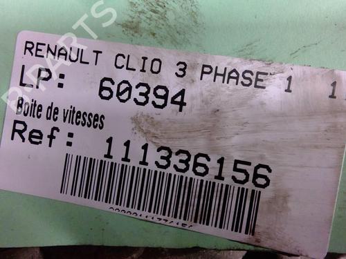 Gearbox RENAULT CLIO III (BR0/1, CR0/1) 1.2 16V (BR0P, CR0P) 7701723422