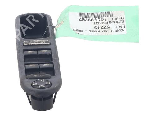 Used Left front window switch Left front window switch PEUGEOT 207 SW (WK_) 1.6 HDi (90 hp) 25275808 25275808