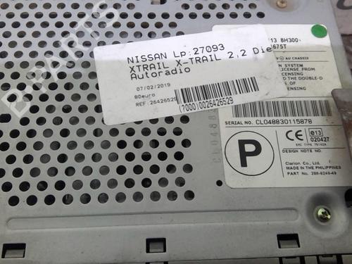 Used Radio NISSAN X-TRAIL I (T30) 2.2 Di 4x4 (114 hp) 22000250