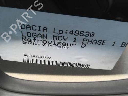 Right mirror DACIA LOGAN MCV (KS_) 1.5 dCi (KS0K) | BP20367407C27 