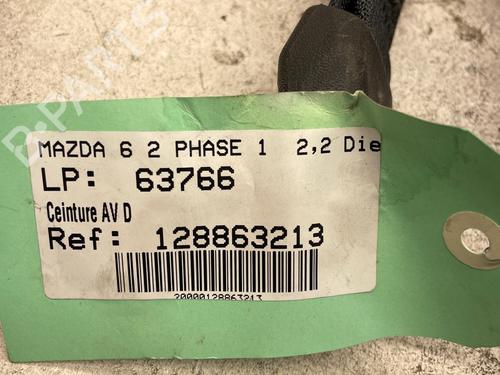 Front right seatbelt MAZDA 6 Saloon (GH) | BP37450847I25 - Image 2