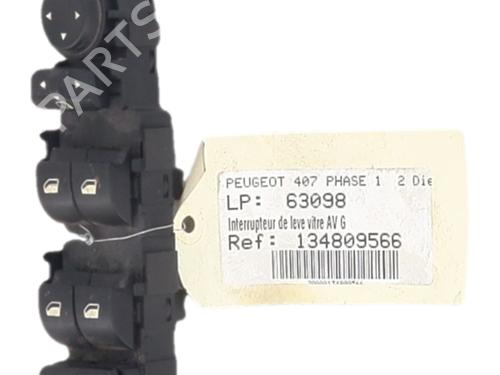 left-front-window-switch-peugeot-407-6d_-2004-2005-2006-2007-2008-2009-2010-2011-40289806 main image