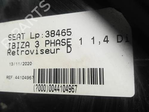 Right mirror SEAT IBIZA III (6L1) 1.4 TDI | BP22002475C27 