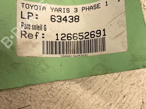 Used Left sun visor Left sun visor 36850829 36850829