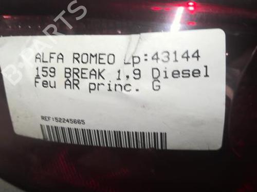 Used Left taillight Left taillight ALFA ROMEO 159 Sportwagon (939_) 1.9 JTDM 16V (939BXC1B, 939BXC12) (150 hp) 22003493 22003493
