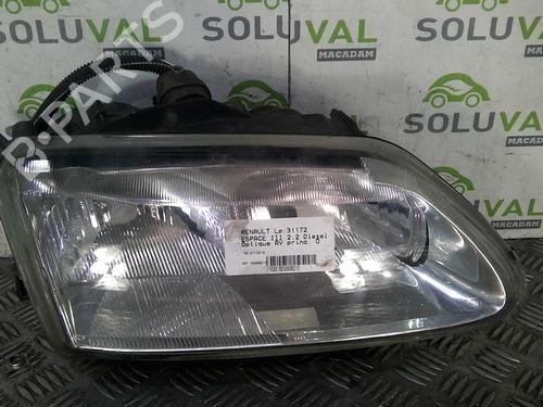 Used Right headlight RENAULT ESPACE III (JE0_) 2.2 dCi (JE0K) (130 hp) 25276131