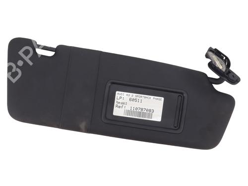 Used Right sun visor AUDI A3 Sportback (8PA) 2.0 TDI (140 hp) 28211142