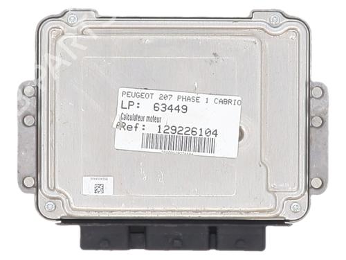 Engine control unit (ECU) PEUGEOT 207 CC (WD_) 1.6 HDi | BP37246366M57 - Image 3
