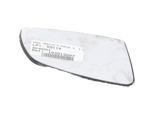 Used Right mirror glass OPEL MERIVA A MPV (X03) 1.7 CDTI (E75) (100 hp) 26448127