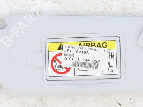 Used Right sun visor PEUGEOT 208 I (CA_, CC_) 1.2 VTI 82 (82 hp) 30976406