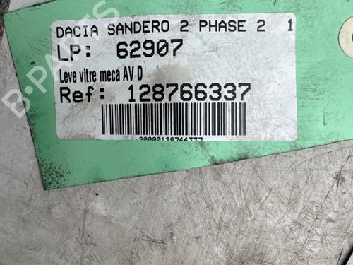 Front right window mechanism DACIA SANDERO II 1.0 SCe 75 (B8JC, B8JD, B8NC) | BP37278135C23 - Image 3