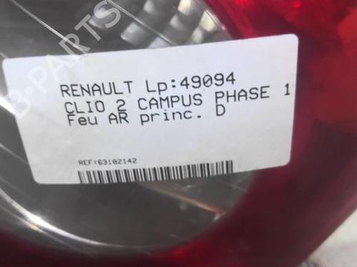 Right taillight RENAULT CLIO II (BB_, CB_) 1.5 dCi (B/C2J) | BP20369778C35 