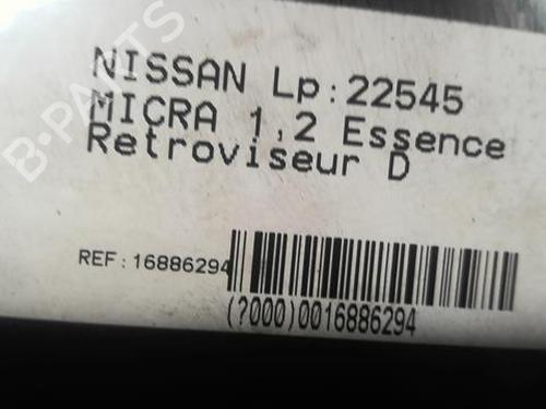 Right mirror NISSAN MICRA III (K12) 1.5 dCi | BP20368982C27