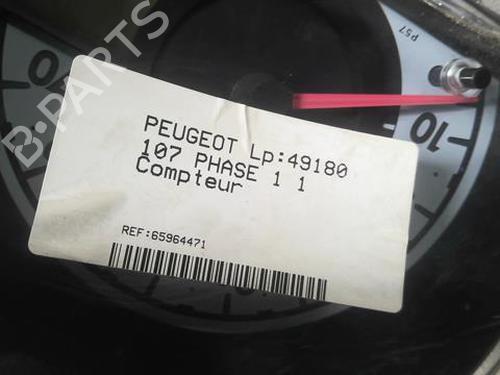 Instrument cluster PEUGEOT 107 (PM_, PN_) 1.0 | BP20367346C47 