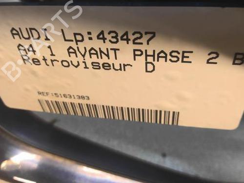 Right mirror AUDI A4 B5 Avant (8D5) 1.9 TDI | BP22003407C27 