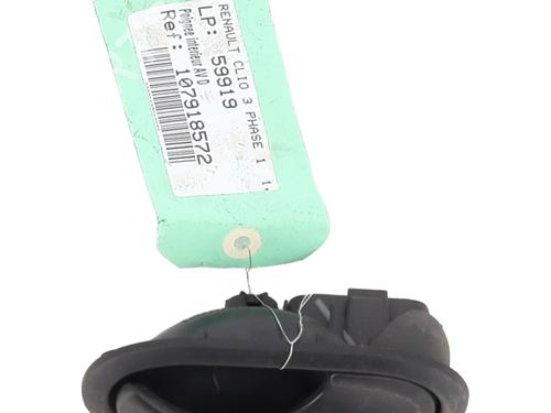 Used Front right interior door handle Front right interior door handle RENAULT CLIO III (BR0/1, CR0/1) 1.2 16V (BR02, BR0J, BR11, CR02, CR0J, CR11) (75 hp) 27329901 27329901