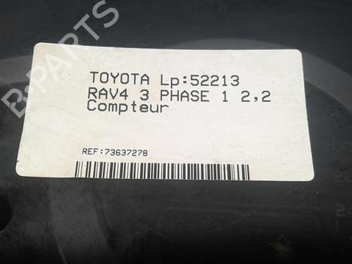 Instrument cluster TOYOTA RAV 4 III (_A3_) 2.2 D 4WD (ALA30_, ALA30R) | BP20359619C47 