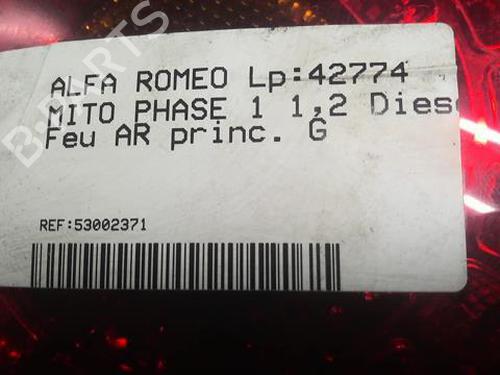 Left taillight ALFA ROMEO MITO (955_) 1.3 MultiJet (955AXP1A, 955AYC1A) | BP22003663C34 