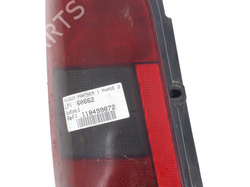 Used Left taillight PEUGEOT PARTNER MPV (5_, G_) 2.0 HDI (90 hp) 31206437