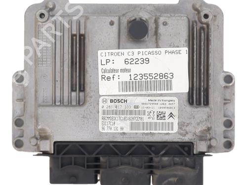 Engine control unit (ECU) CITROËN C3 II (SC_) 1.6 HDi | BP33633016M57 - Image 2