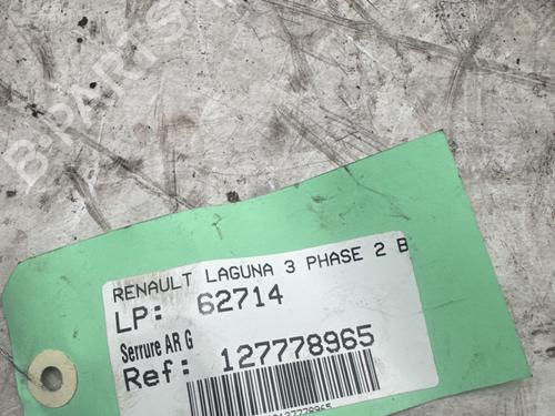 Venstre bak lås Venstre bak lås RENAULT LAGUNA III (BT0/1) 2.0 dCi (BT07, BT0J, BT14, BT1A, BT1S) (131 hp) 36761218 36761218