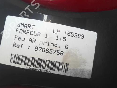 Used Left taillight SMART FORFOUR (454) 1.5 CDI (454.001) (95 hp) 20351305