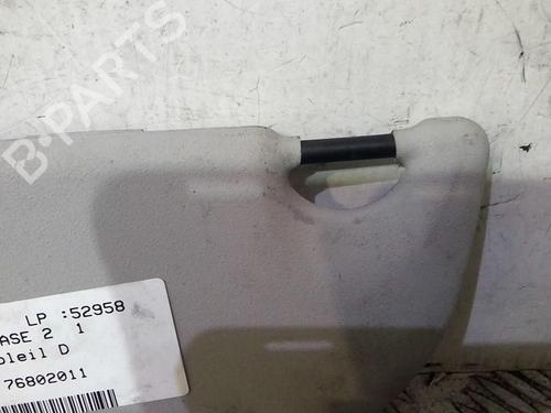 Used Right sun visor Right sun visor CITROËN C1 (PM_, PN_) 1.0 (68 hp) 20369360 20369360