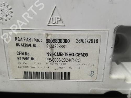 Instrument cluster PEUGEOT 308 II (LB_, LP_, LW_, LH_, L3_) 1.6 HDi 100 | BP21663431C47 
