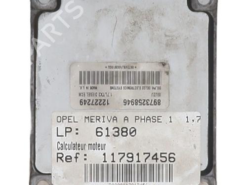 Used Engine control unit (ECU) Engine control unit (ECU) OPEL MERIVA A MPV (X03) 1.7 CDTI (E75) (100 hp) 31115284 31115284
