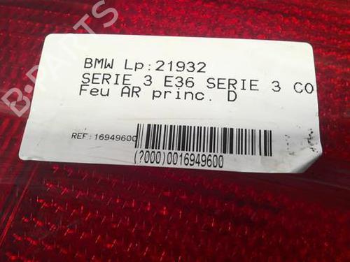 Used Right taillight Right taillight BMW 3 Compact (E36) 316 i (102 hp) 20368974 20368974