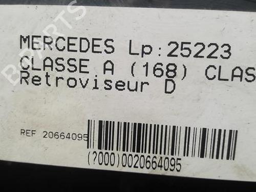 Right mirror MERCEDES-BENZ A-CLASS (W168) A 160 (168.033, 168.133) | BP21728092C27 