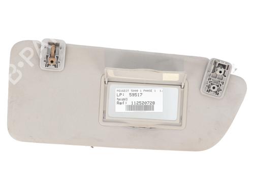 Right sun visor PEUGEOT 5008 (0U_, 0E_) 1.6 HDi | BP29440506I2 
