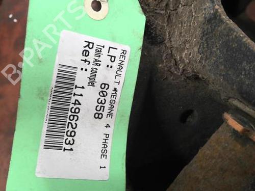 Used Rear axle RENAULT MEGANE IV Hatchback (B9A/M/N_) 1.5 dCi 90 (B9A1) (90 hp) 30306842