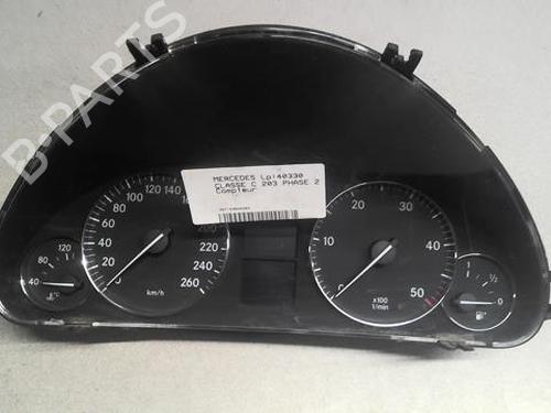 Instrument cluster MERCEDES-BENZ C-CLASS (W203) C 200 CDI (203.007) | BP21798320C47 