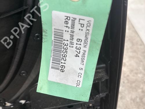 Bageste højre beklædning Bageste højre beklædning VW PASSAT CC B6 (357) 2.0 TDI (140 hp) 39699889 39699889