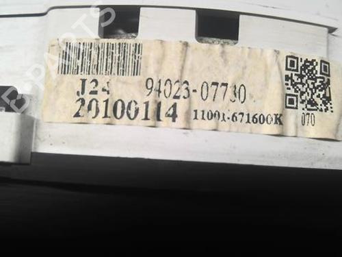 Instrument cluster KIA PICANTO I (SA) 1.0 | BP21810086C47 