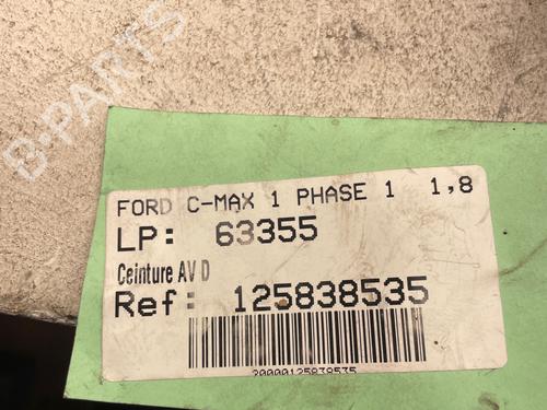 Front right seatbelt FORD FOCUS C-MAX (DM2) 1.8 TDCi | BP37450745I25 - Image 5