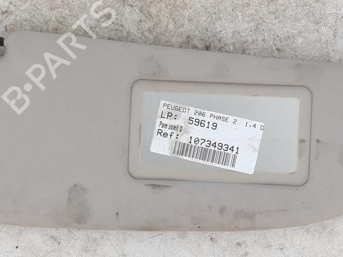 Used Right sun visor PEUGEOT 206 Hatchback (2A/C) 1.4 HDi eco 70 (68 hp) 26665869