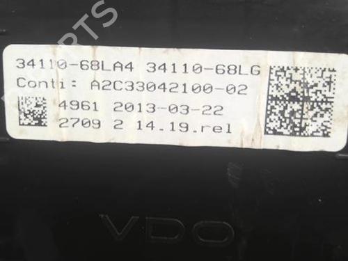 Used Instrument cluster Instrument cluster SUZUKI SWIFT IV (FZ, NZ) 1.2 (AZH412, ZC72S) (94 hp) 20362786 20362786