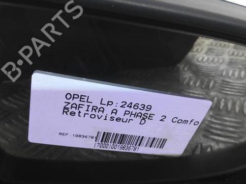 Right mirror OPEL ZAFIRA A MPV (T98) 2.0 DTI 16V (F75) | BP20364751C27 