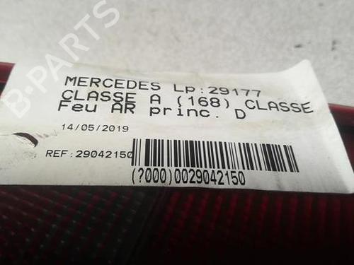 Used Right taillight MERCEDES-BENZ A-CLASS (W168) A 170 CDI (168.008) (90 hp) 22000674