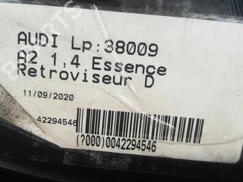 Right mirror AUDI A2 (8Z0) 1.4 | BP21592258C27 