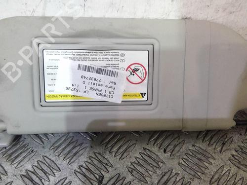 Used Right sun visor Right sun visor CITROËN C3 I (FC_, FN_) 1.4 HDi (68 hp) 21817577 21817577