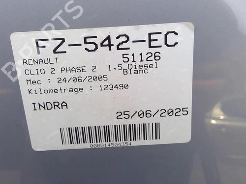 Front left panel RENAULT CLIO II (BB_, CB_) 1.5 dCi (B/CB07) | BP27989305C58 - Image 23